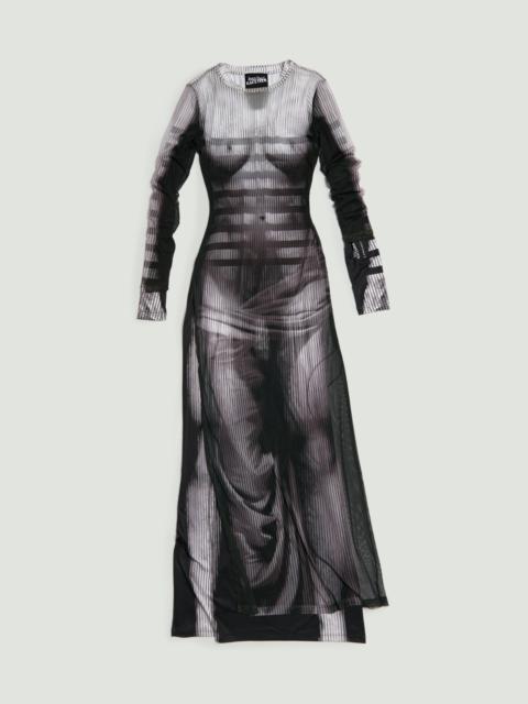 Y/Project Body Morph Mesh Cover Dress