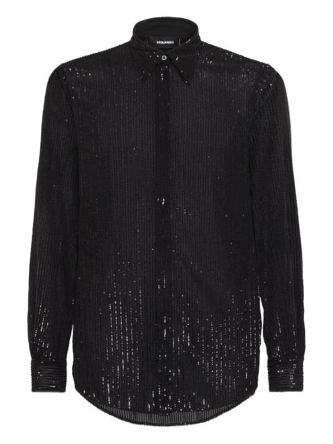 DSQUARED2 pinstriped shirt