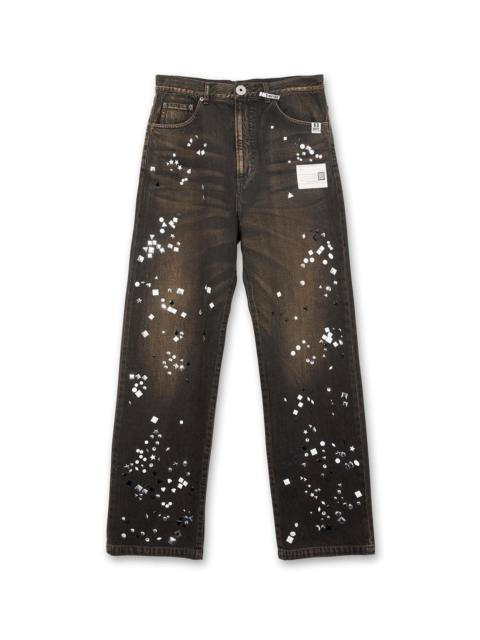 Maison MIHARAYASUHIRO EMBELLISHED JEANS