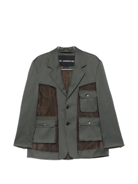 Andersson Bell sheer-panel blazer