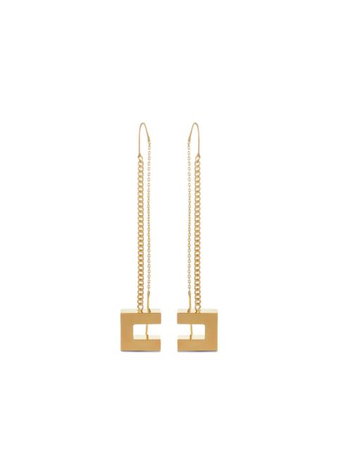 ELISABETTA FRANCHI Elisabetta Franchi Pendant-logo Earrings
