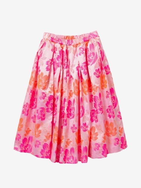 Comme des Garçons Comme des Garçons floral-print midi skirt