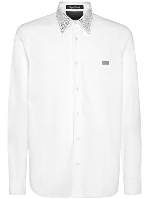 PHILIPP PLEIN Sugar Daddy crystal-embellished shirt