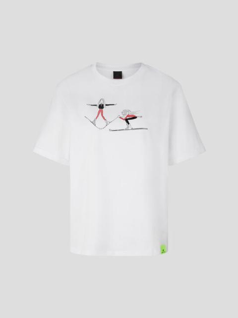 BOGNER Cabela T-shirt in White/Apricot