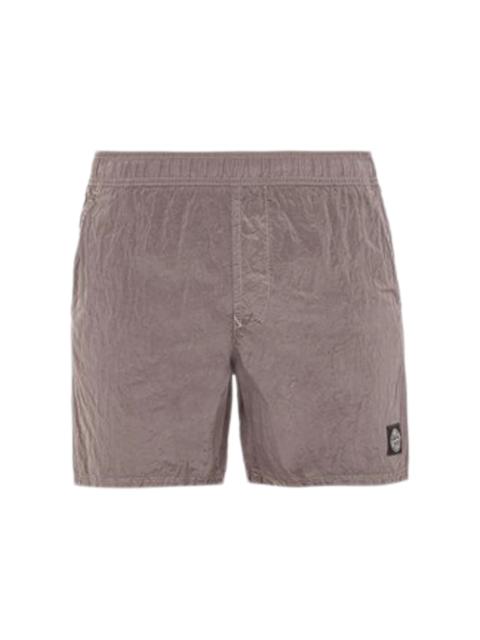 Stone Island Stone Island Regular Fit Nylon Swim Trunks Dove Grey