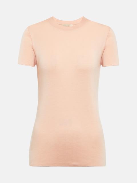 Cashmere and silk T-shirt