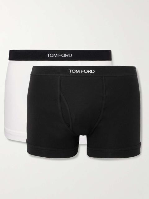 TOM FORD Two-Pack Stretch-Cotton Jersey Boxer Briefs