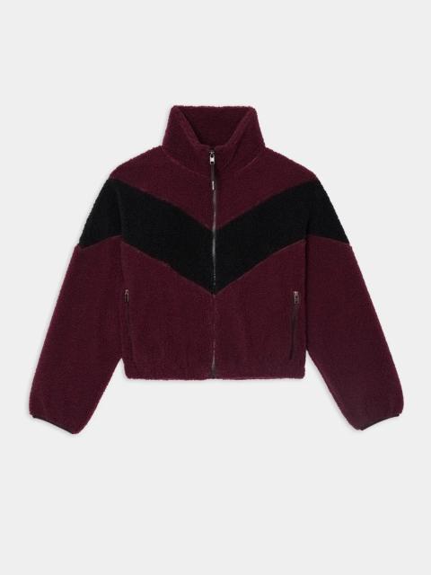 SPLITS59 Lottie Chevron Sherpa Full Zip Jacket