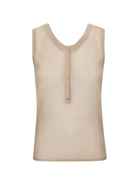 paloma wool Velata ribbed-trim top