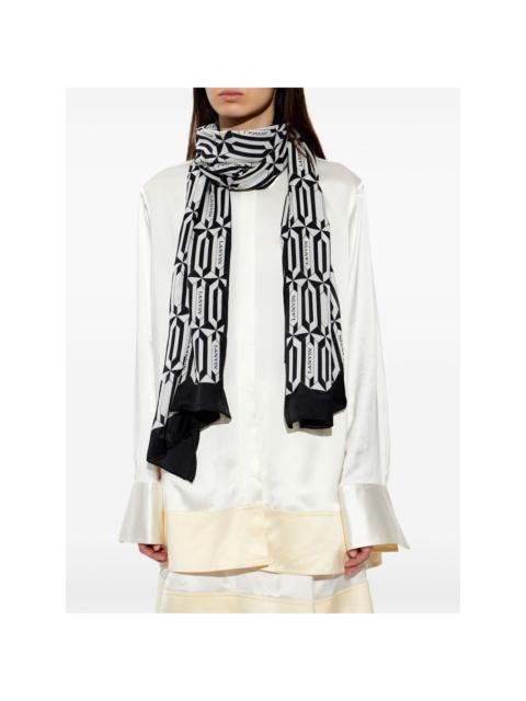Lanvin geometric-print scarf