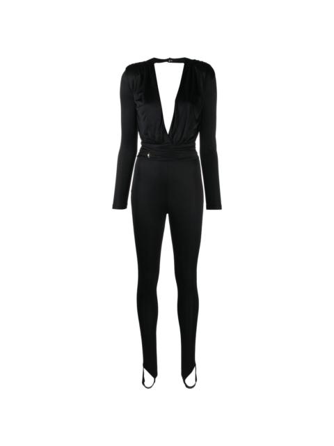 PHILIPP PLEIN plunging V-neck jumpsuit