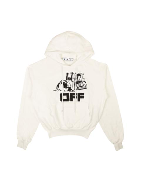 Off-White Off-White World Caterpillar Over Hoodie 'White/Black'