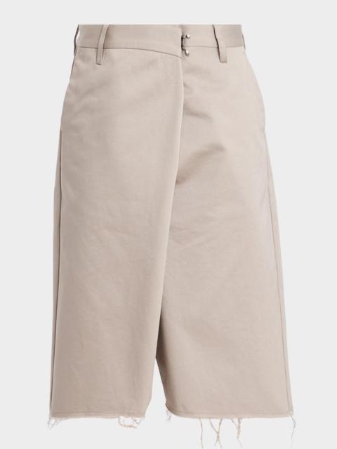 MM6 Maison Margiela Cotton Wrap Culotte Shorts