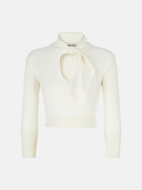 ''CATLIN'' WHITE SWEATER