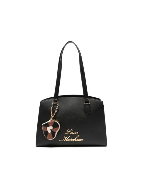 Moschino heart-charm tote bag