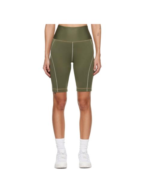 Moncler Grenoble Khaki Polartec Sport Shorts