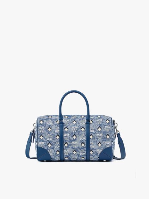 MCM Aren Boston Bag in Vintage Monogram Jacquard