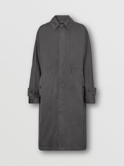 Burberry Cotton Twill Drawcord Car Coat