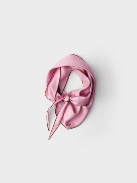 Prada Printed twill scarf
