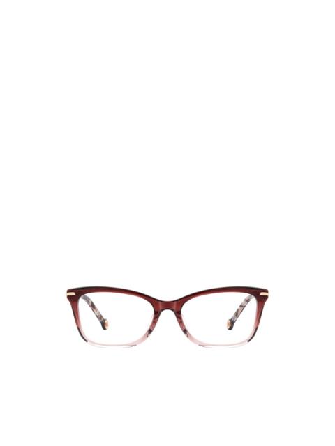 CAROLINA HERRERA gradient-effect logo-plaque glasses