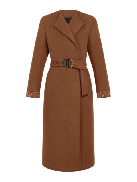 Louis Vuitton Belted Long Wrap Coat