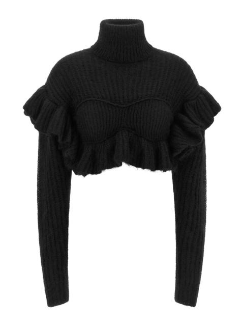 ELISABETTA FRANCHI Ruffle Sweater