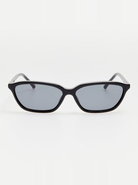 LINDA FARROW Libby Sunglasses in Black