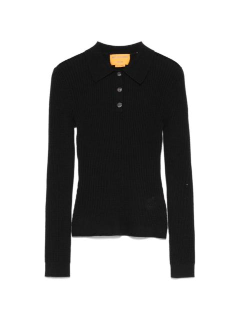 GUEST IN RESIDENCE Shrunken cashmere polo top