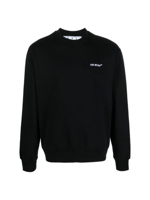 Helvetica logo-print sweatshirt