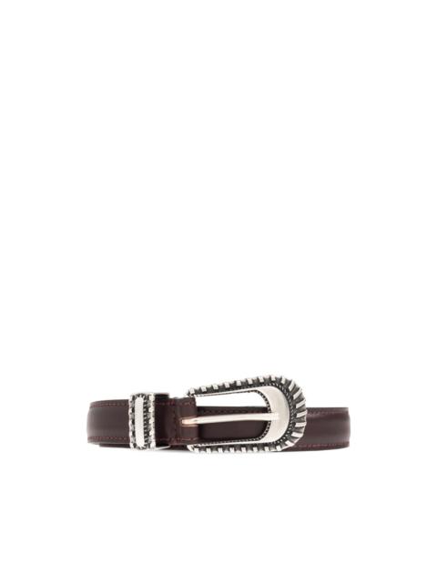 IRO textured buckle belt