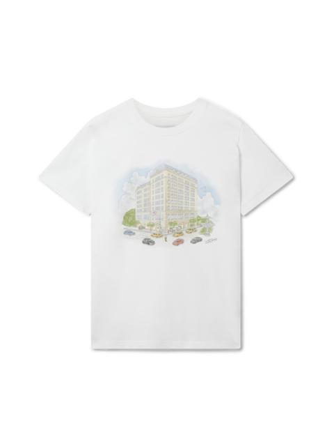 CASABLANCA White Fifth Avenue T-Shirt | Casablanca Paris