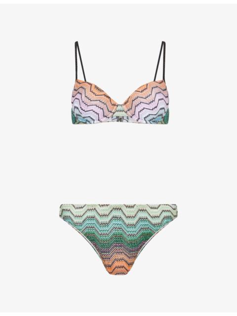 Missoni Chevron Knit Bikini Set