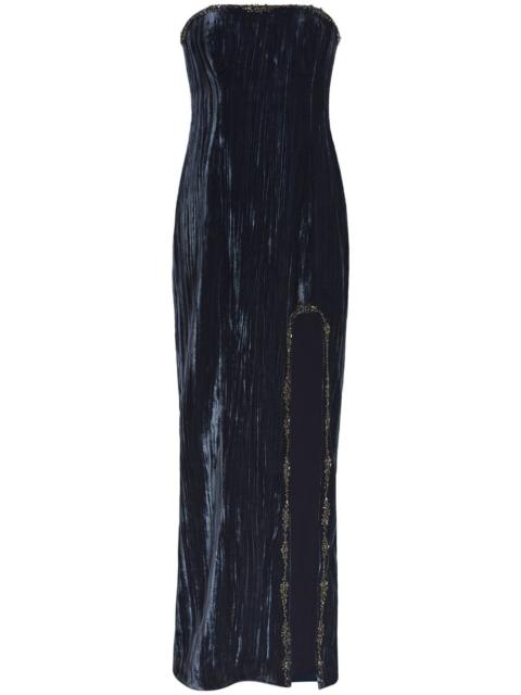 Cinq à Sept Eponine strapless velvet gown