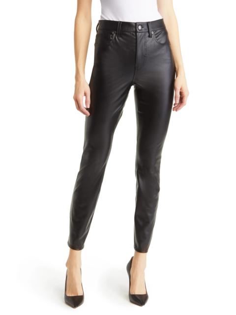 Maera High Rise Ankle Faux Leather Pants