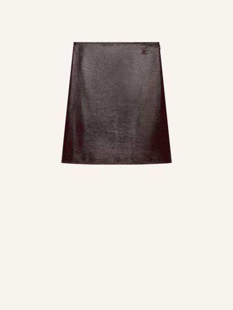 courrèges VINYL SKIRT