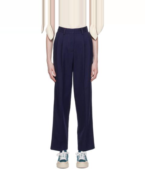 See by Chloé Navy Wide-Leg Trousers