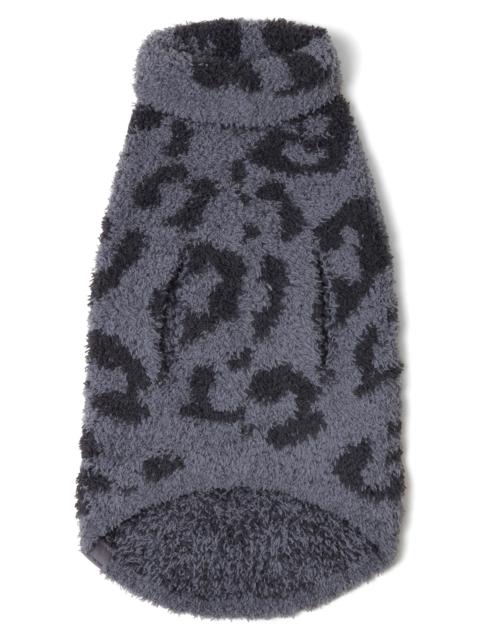 Barefoot Dreams barefoot dreams CozyChic™ Leopard Dog Sweater in Graphite-Carbon