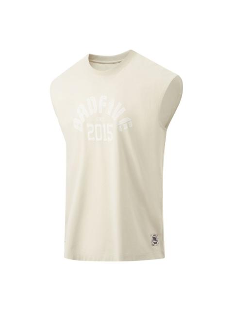 Li-Ning Li-Ning BadFive Graphic Basketball Tank 'Oatmeal Grey' AVSU501-3