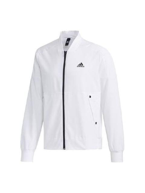 adidas adidas O2 JKT 3S Bomb Casual Sports Jacket White EH3774