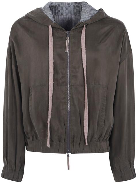 Ziggy Chen Sweatshirt Full Zip Hoodie "Cropped"