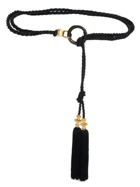 Balmain Women's Rope Tie Belt - Noir