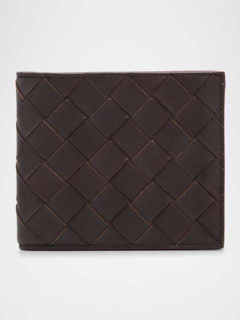 Bottega Veneta Men's Intrecciato Leather Bifold Wallet