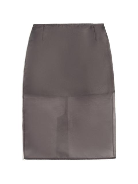 APPARIS Tyra organza midi skirt
