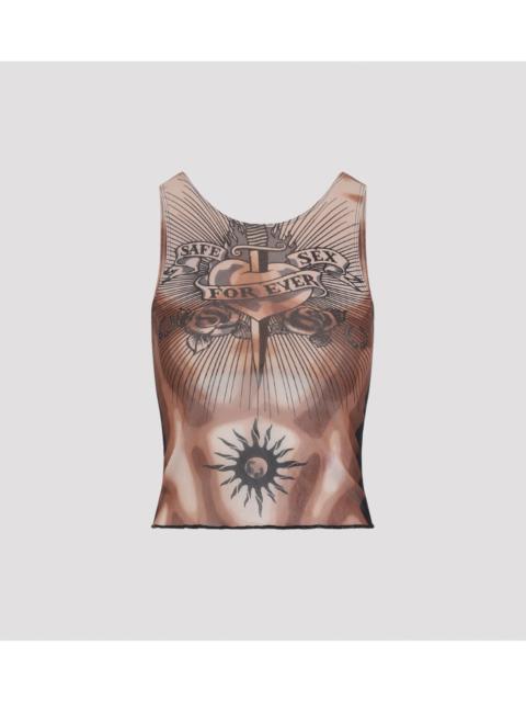 Jean Paul Gaultier Jean Paul Gaultier Safe Sex Tattoo Top