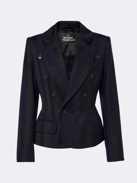Vivienne Westwood Georgia striped virgin wool blazer
