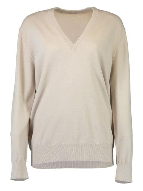 MICHAEL KORS COLLECTION V-neck long-sleeve sweater