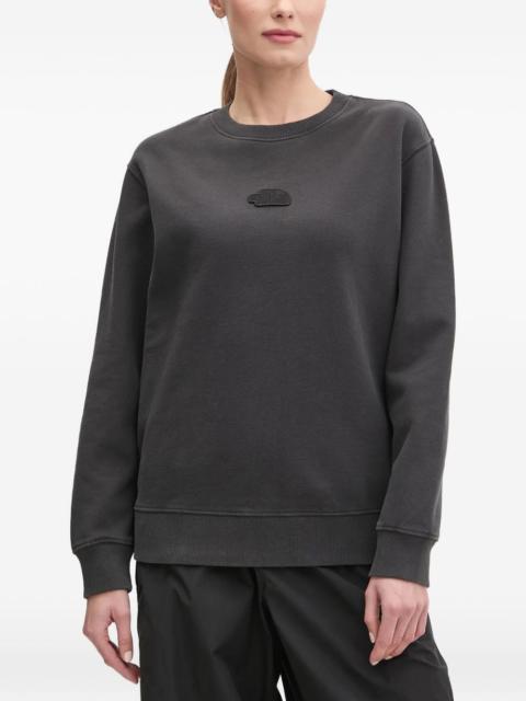 The North Face logo-patch crew-neck sweatshirt