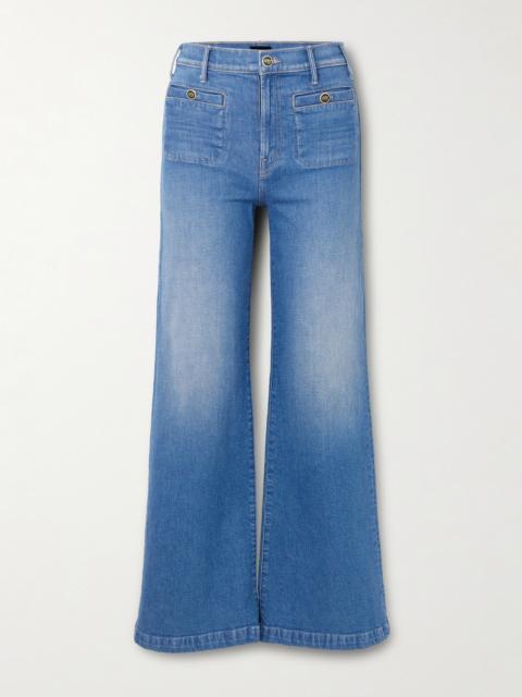 MOTHER Stashed Hustler Roller Sneak High-rise Bootcut Jeans