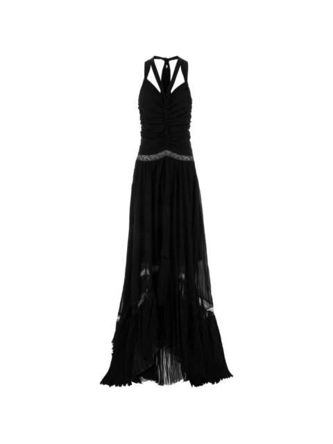 Blumarine ruched pleated dress