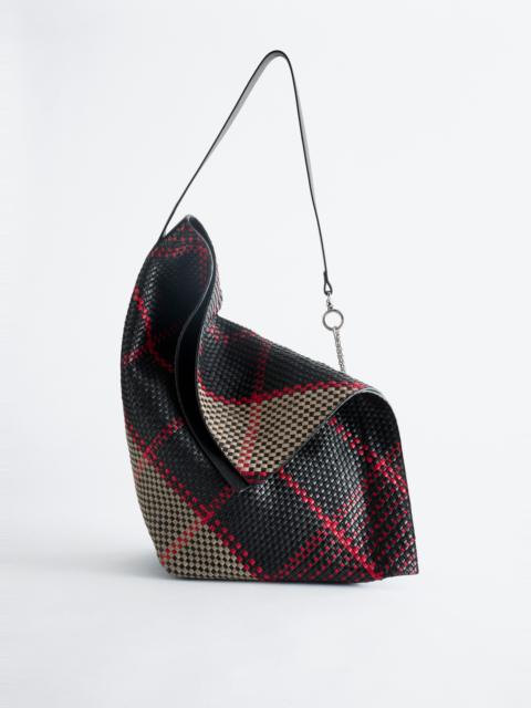& Other Stories Braided Leather Shoulder Bag